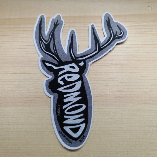Redmond Deer sticker by Chezmosisart